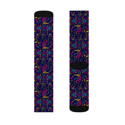 Sublimation Socks, Aquarius, Zodiac v3, Pattern