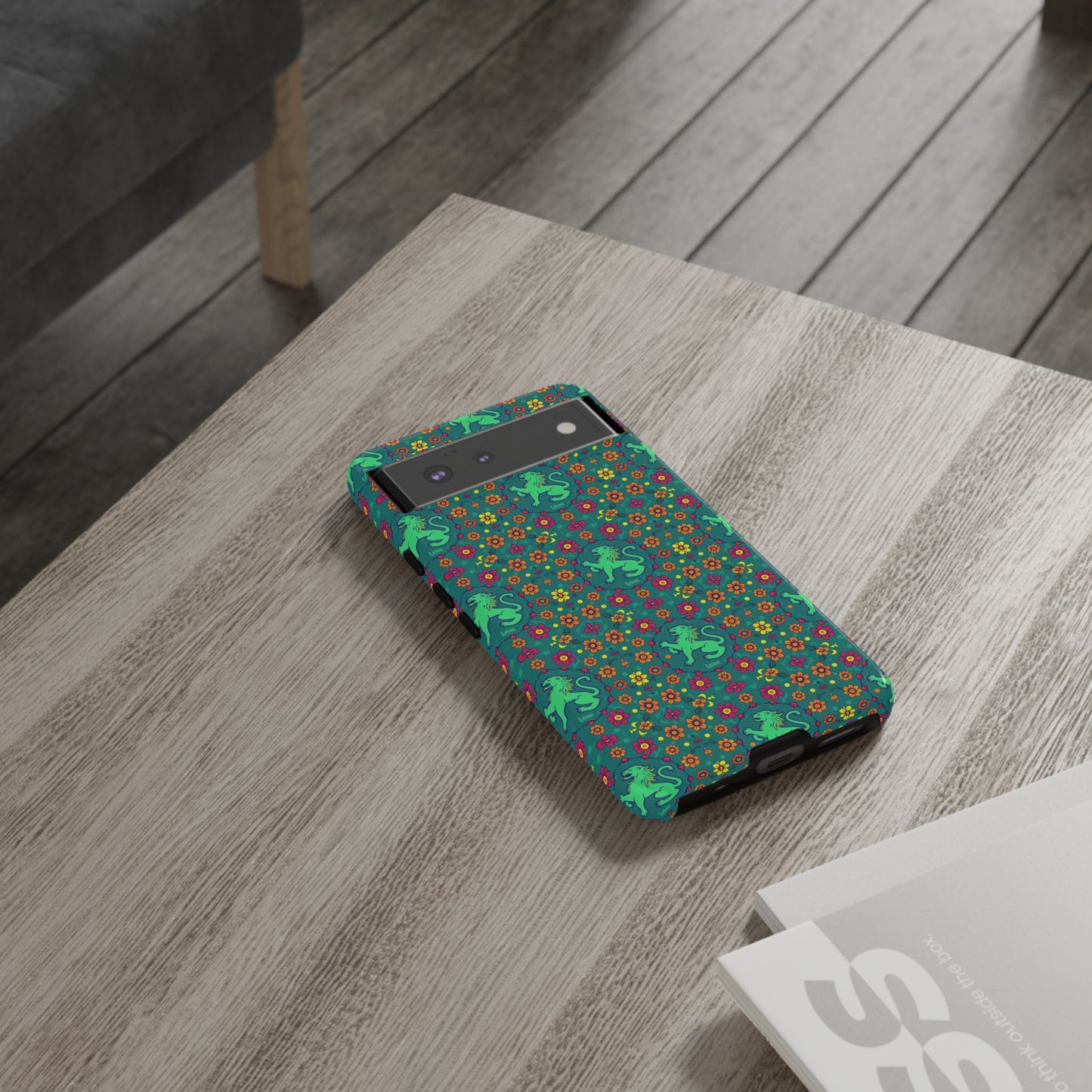 Tough Cases, Leo, Zodiac v3, Flower Pattern