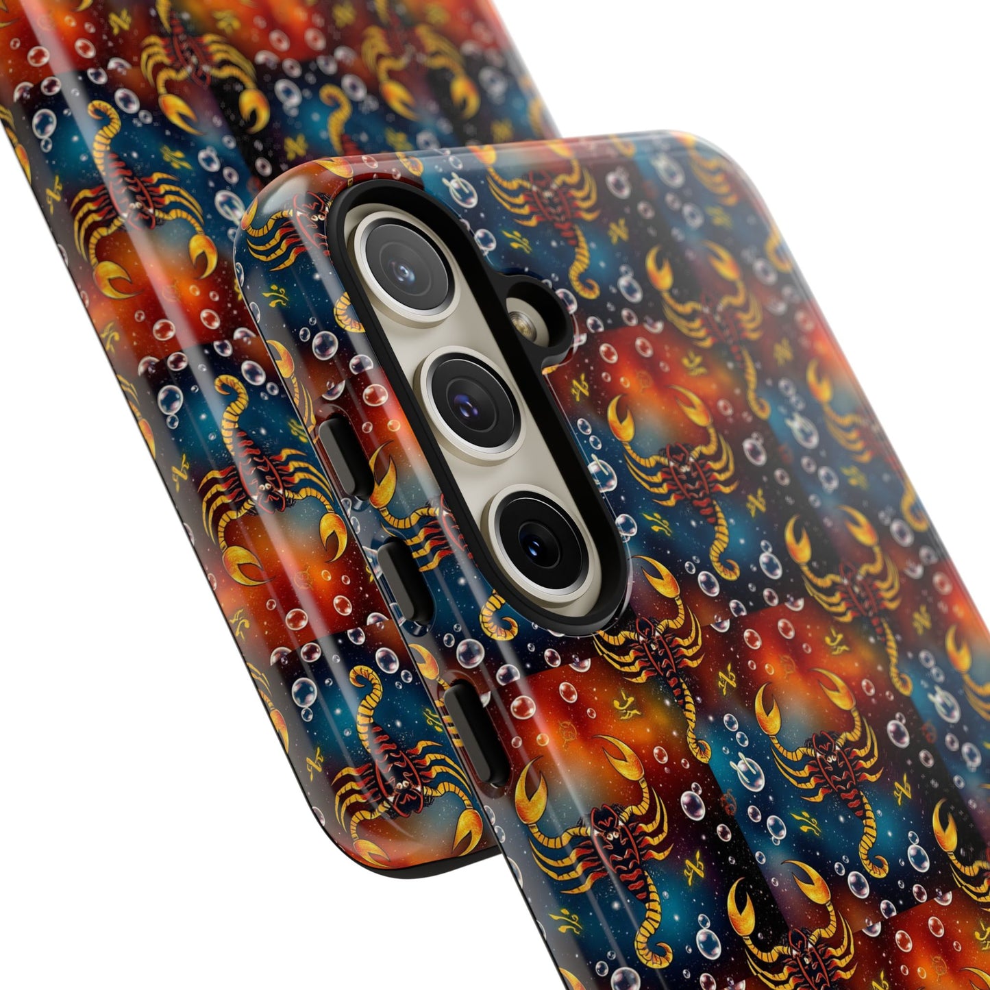 Tough Cases, Scorpio, Zodiac v2, Bubble Pattern