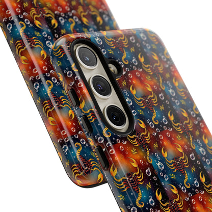 Tough Cases, Scorpio, Zodiac v2, Bubble Pattern