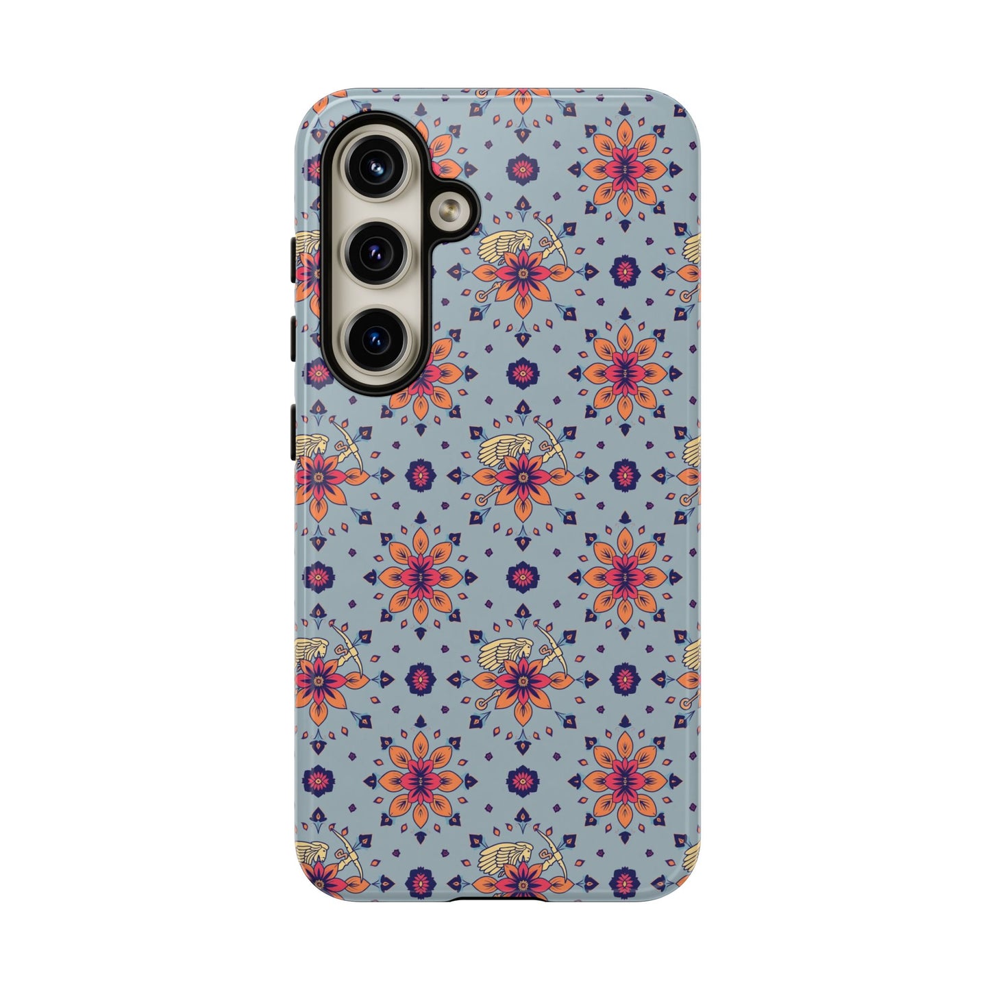 Tough Cases, Sagittarius, Zodiac v3, Flower Pattern