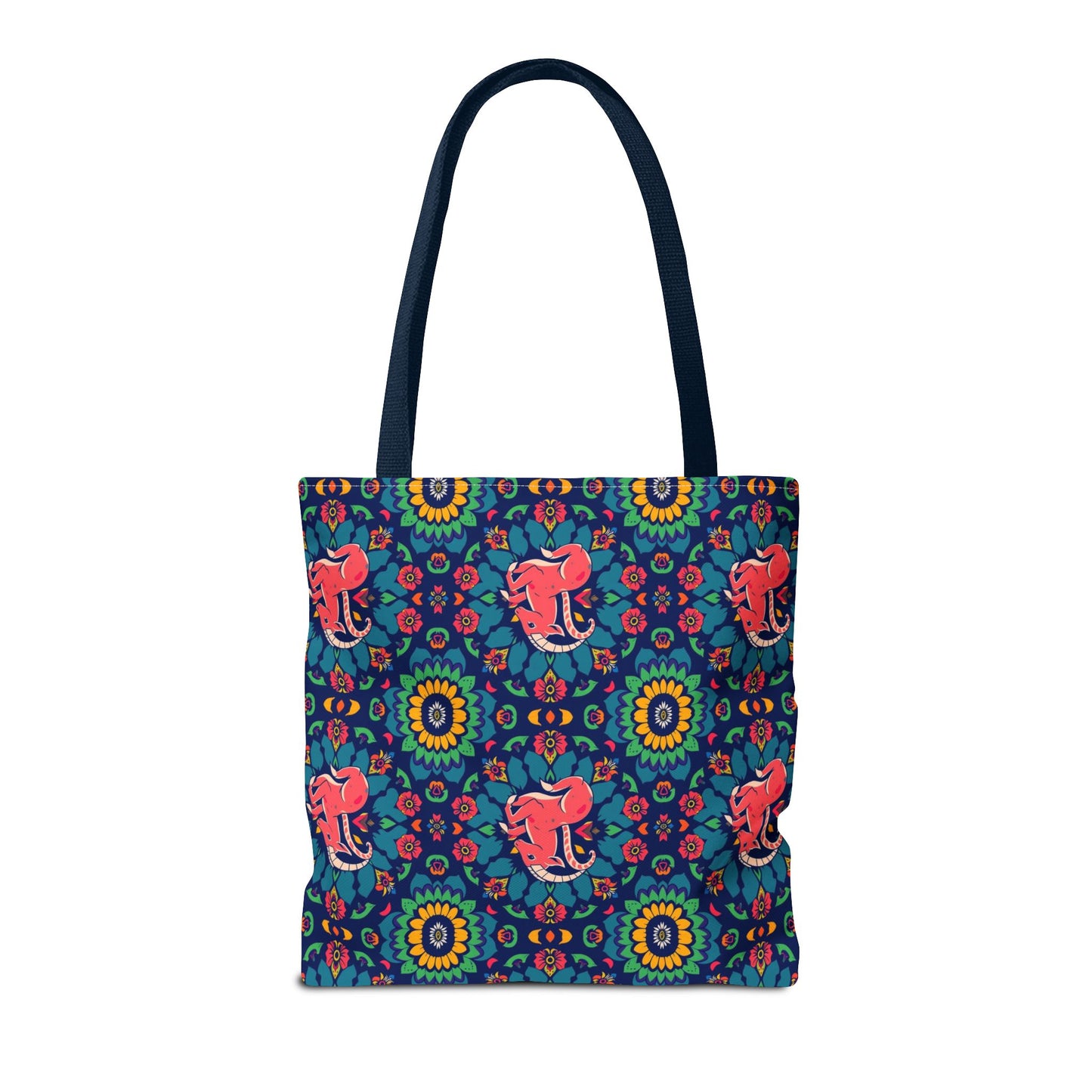 Tote Bag (AOP), Capricorn, Zodiac v1, Flower Pattern