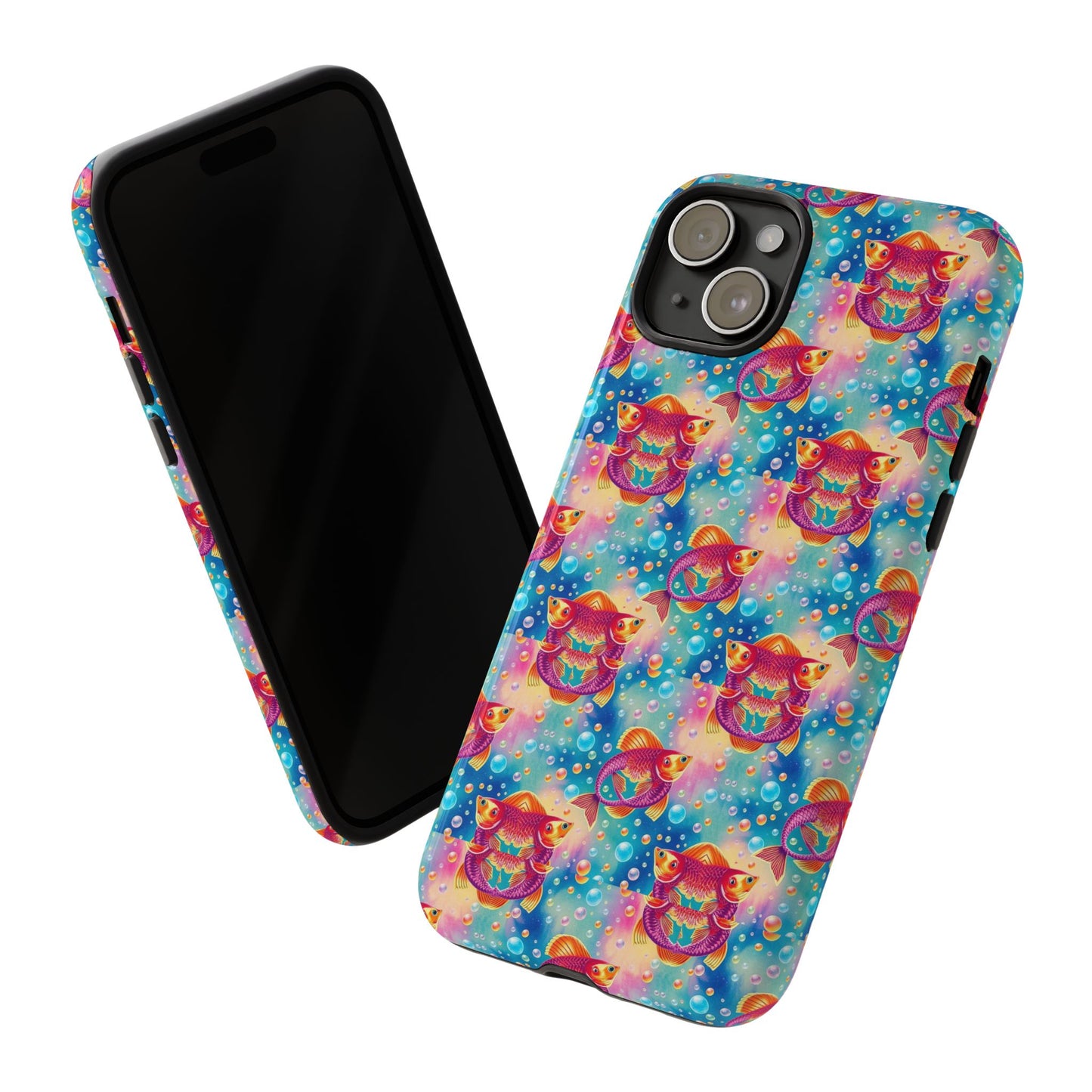 Tough Cases, Pisces, Zodiac v1, Bubble Pattern