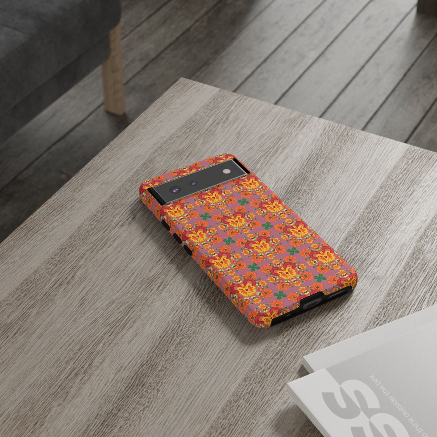 Tough Cases, Aries, Zodiac v1, Flower Pattern