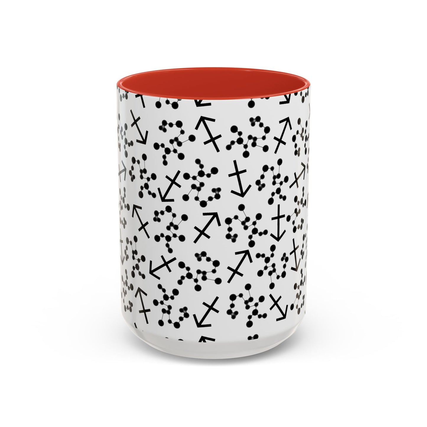 Accent Coffee Mug with the Sagittarius sign (11, 15oz)