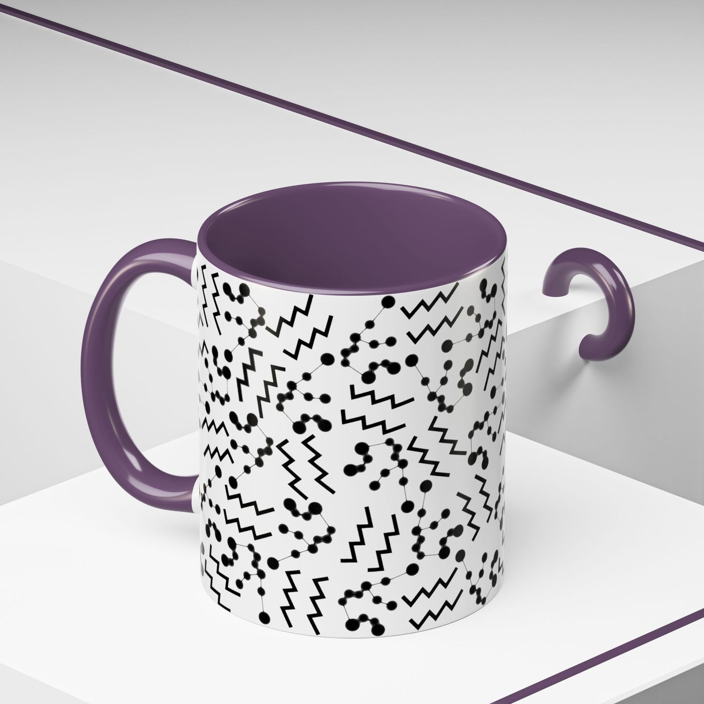 Accent Coffee Mug with the Aquarius sign (11, 15oz)