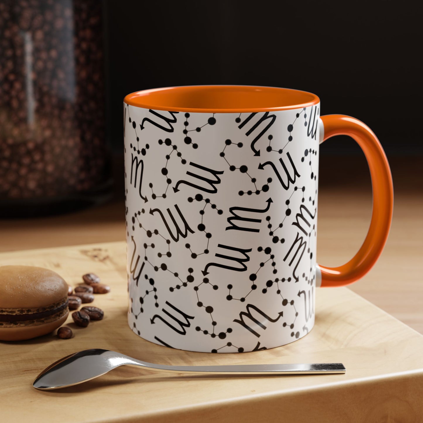 Accent Coffee Mug with the Scorpio sign (11, 15oz)