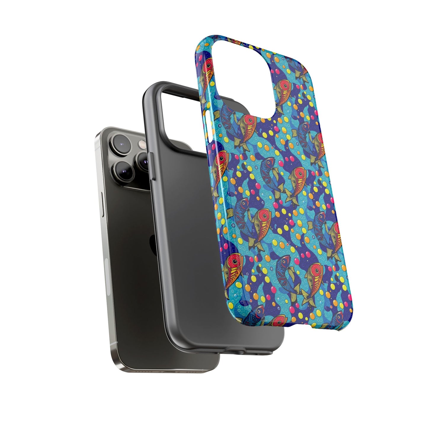 Tough Cases, Pisces, Zodiac v2, Bubble Pattern