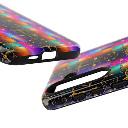Tough Cases, Libra, Zodiac v1, Metal Pattern
