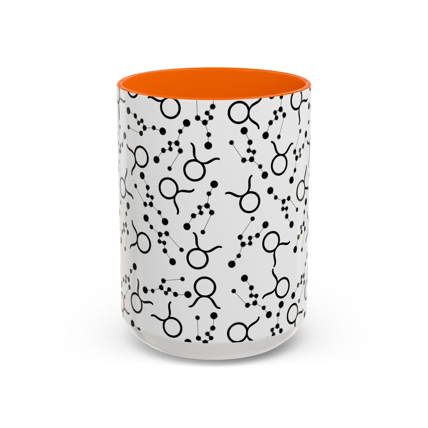 Accent Coffee Mug with the Taurus Zodiac sign (11, 15oz)