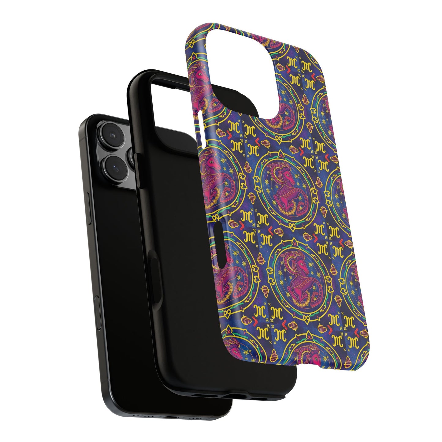 Tough Cases, Capricorn, Zodiac, Metal Pattern