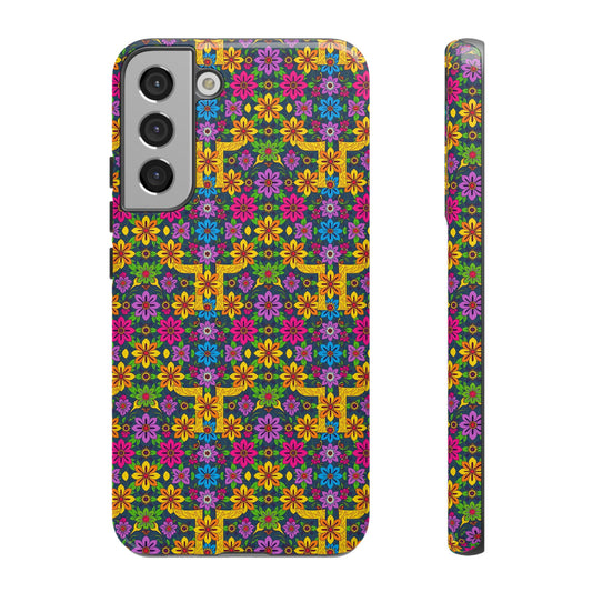 Tough Cases, Gemini, Zodiac v3, Flower Pattern