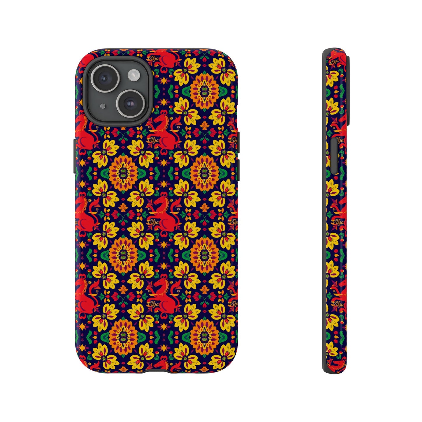 Tough Cases, Virgo, Zodiac v2, Flower Pattern