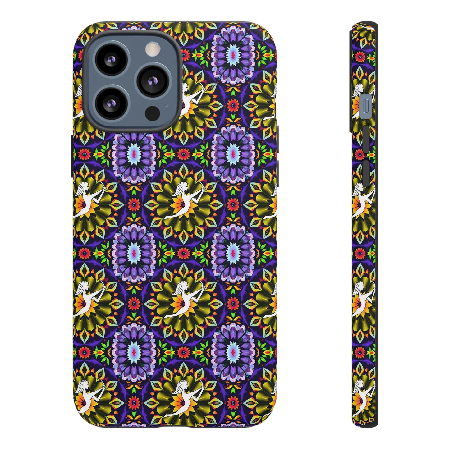 Tough Cases, Sagittarius, Zodiac v1, Flower Pattern