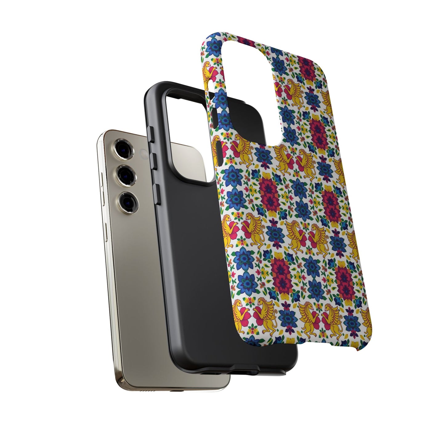 Tough Cases, Gemini, Zodiac, Flower Pattern