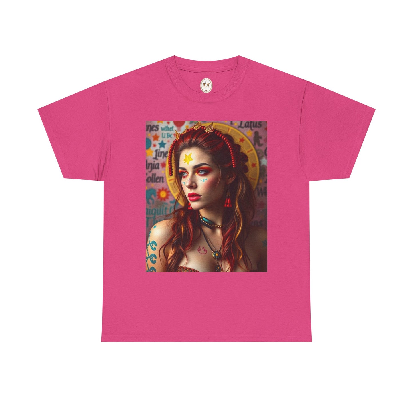 Unisex Heavy Cotton T-Shirt, Sagittarius, Zodiac, Sexy Art