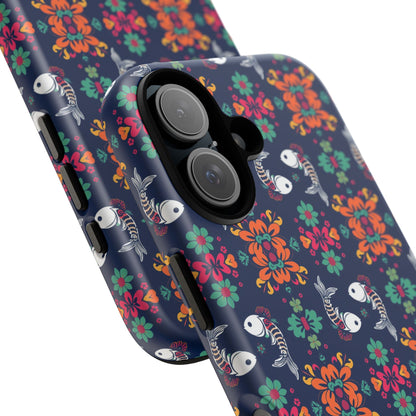 Tough Cases, Pisces, Zodiac, Flower Pattern
