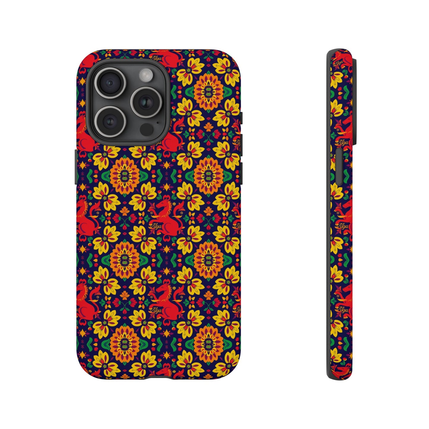 Tough Cases, Virgo, Zodiac v2, Flower Pattern