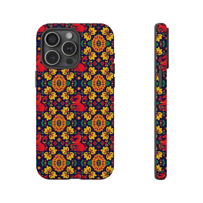 Tough Cases, Virgo, Zodiac v2, Flower Pattern