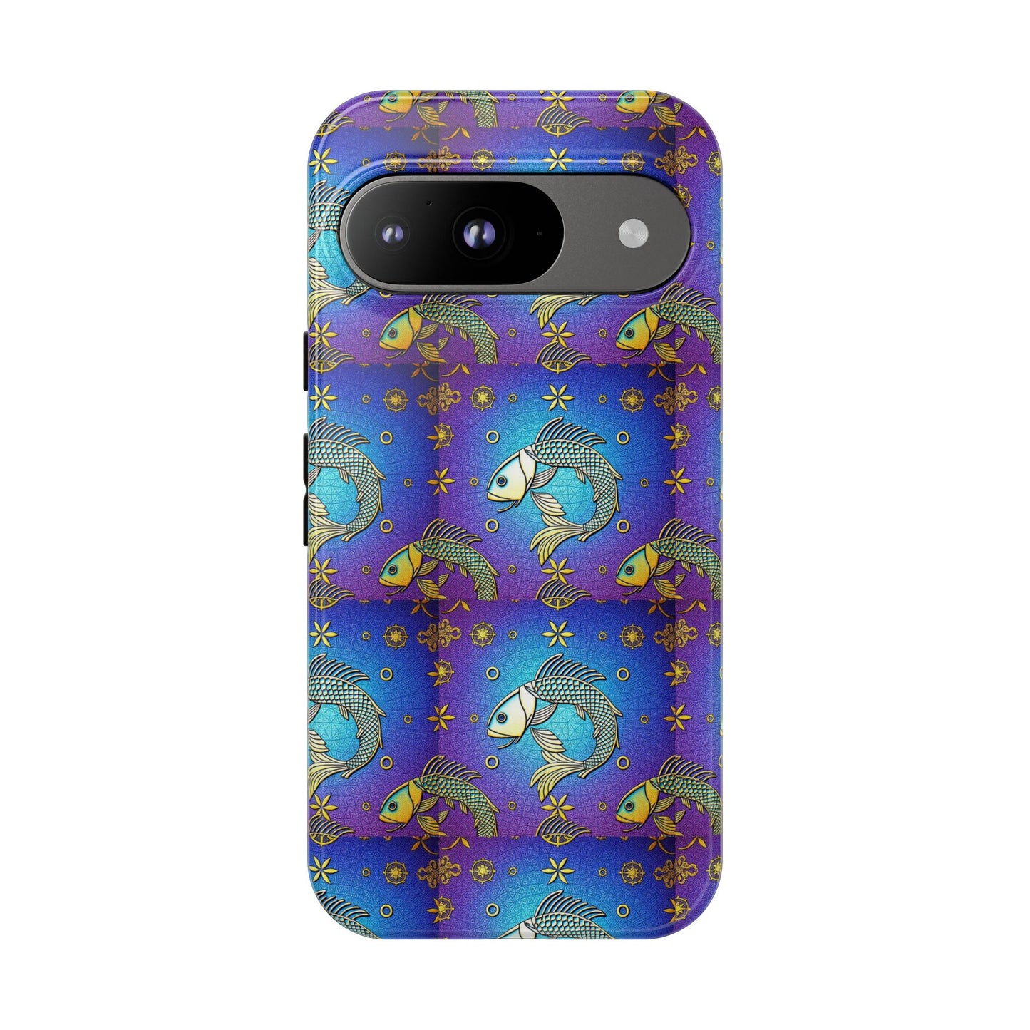 Tough Cases, Pisces, Zodiac v2, Metal Pattern