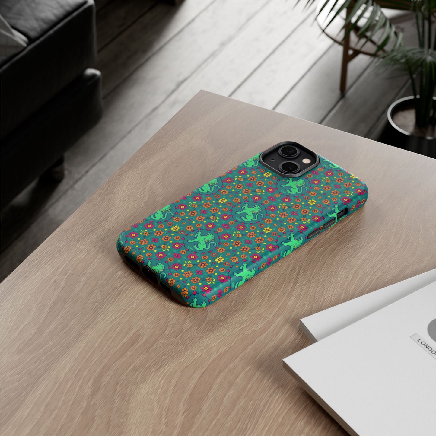 Tough Cases, Leo, Zodiac v3, Flower Pattern
