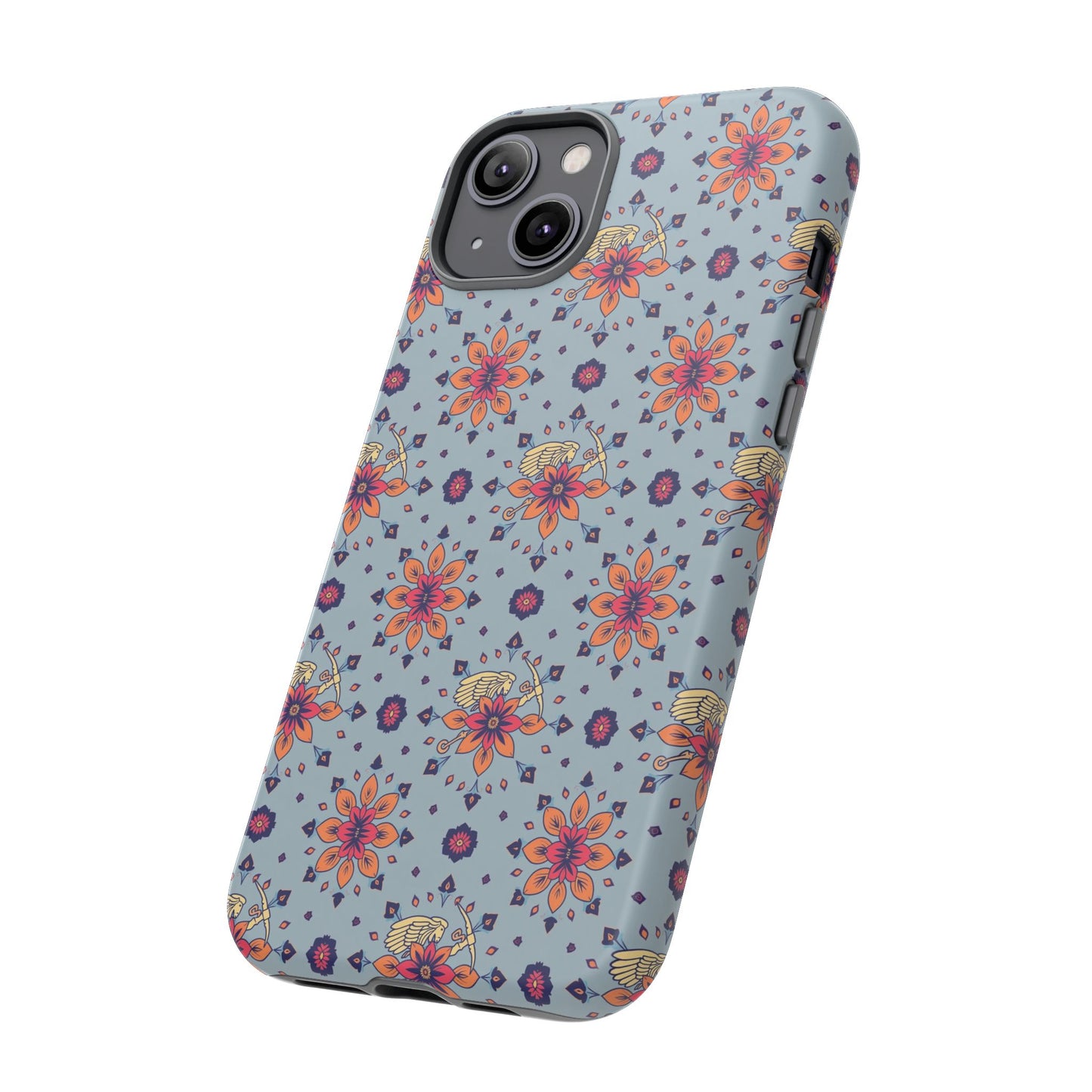 Tough Cases, Sagittarius, Zodiac v3, Flower Pattern