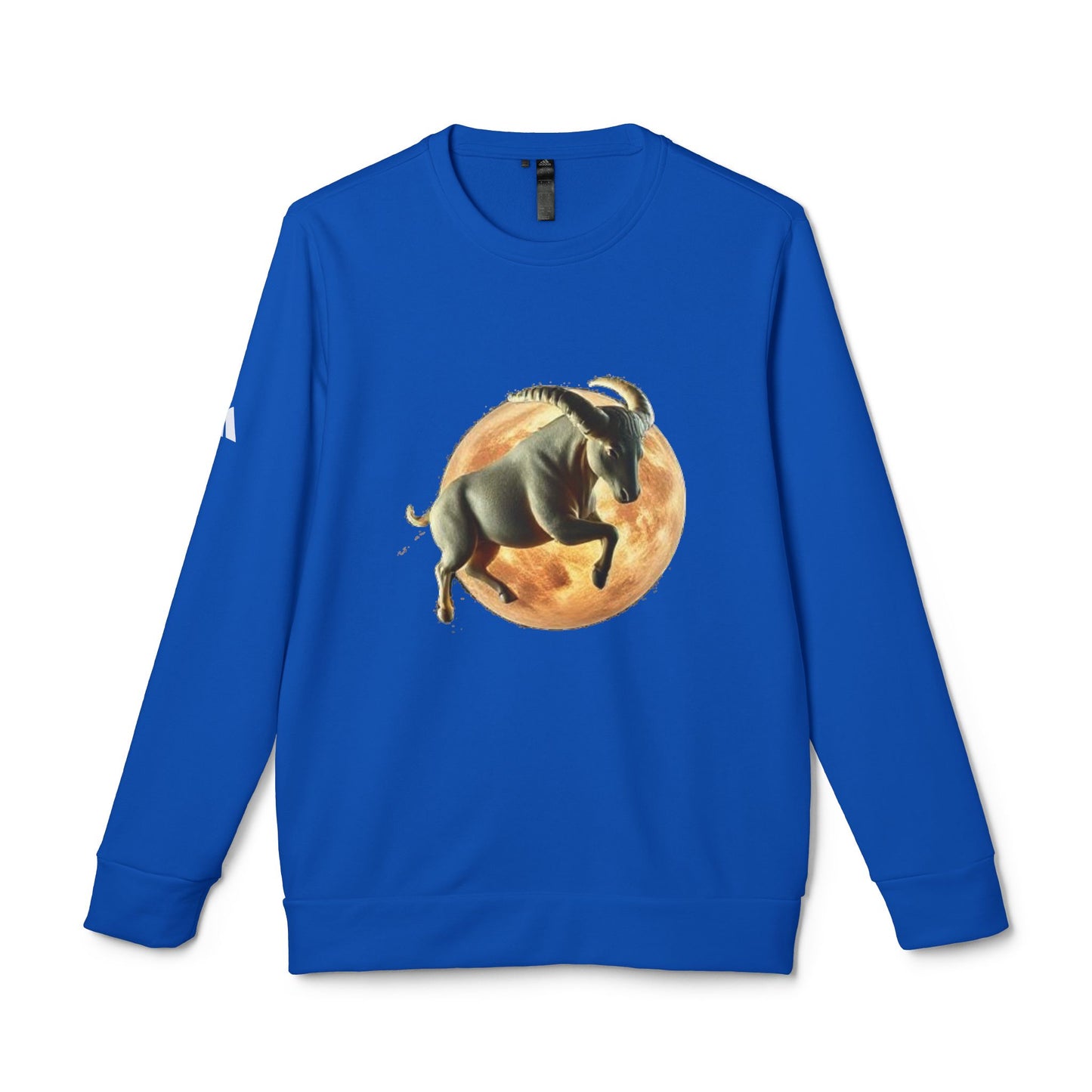 Adidas, Unisex Fleece Crewneck Sweatshirt, Taurus, Planet Animal, Zodiac