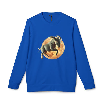 Adidas, Unisex Fleece Crewneck Sweatshirt, Taurus, Planet Animal, Zodiac