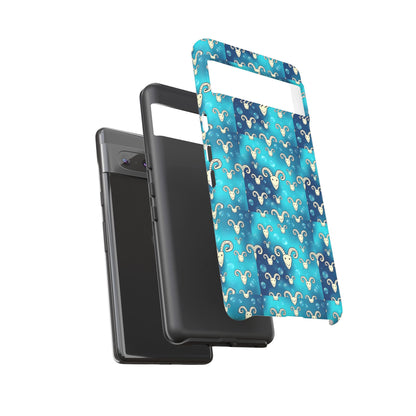 Tough Cases, Aries, Zodiac v1, Bubble Pattern