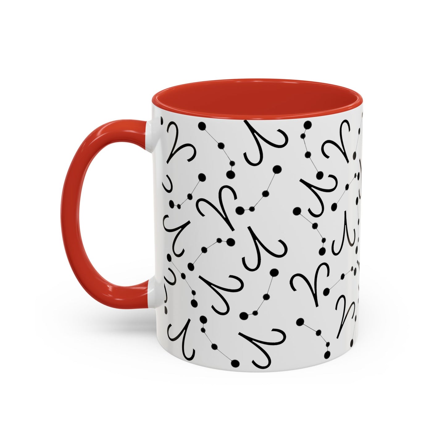 Accent Coffee Mug with the Aries sign (11, 15oz)