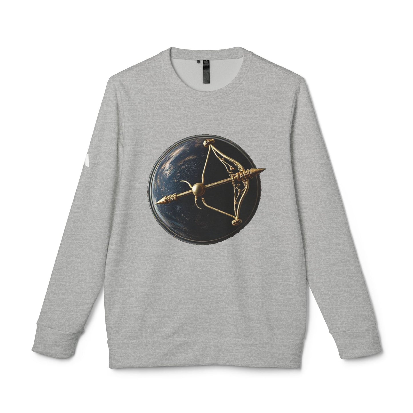 Adidas, Unisex Fleece Crewneck Sweatshirt, Sagittarius, Pop Art, Zodiac