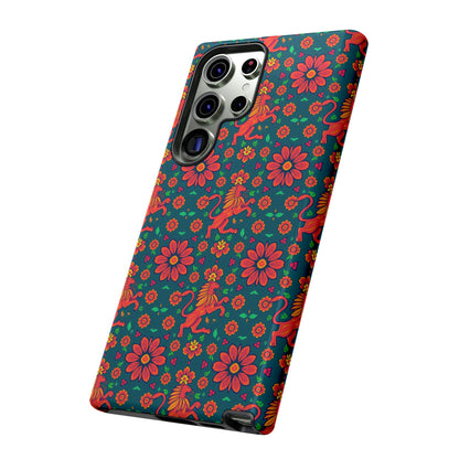 Tough Cases, Leo, Zodiac v2, Flower Pattern