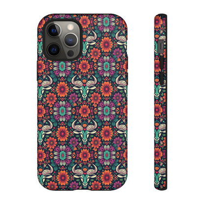 Tough Cases, Taurus, Zodiac v4, Flower Pattern