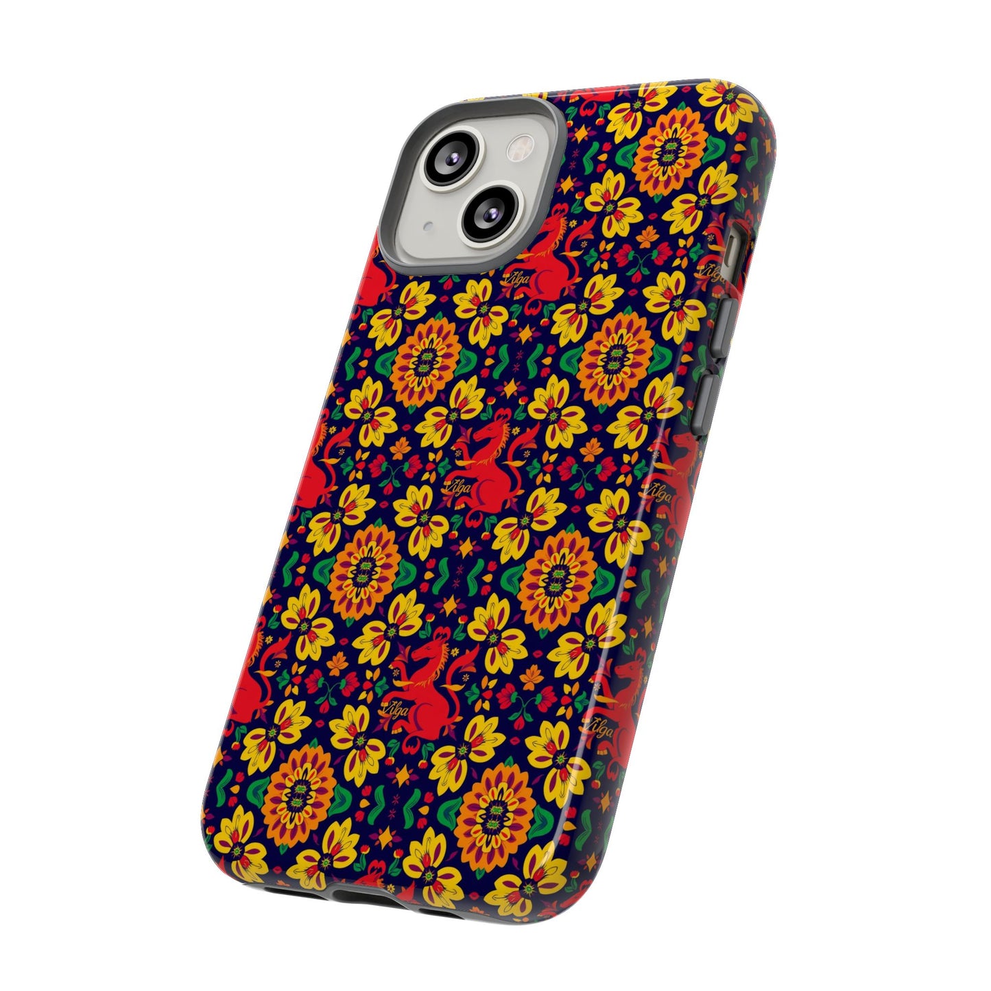 Tough Cases, Virgo, Zodiac v2, Flower Pattern