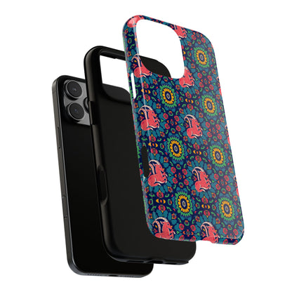 Tough Cases, Capricorn, Zodiac v1, Flower Pattern