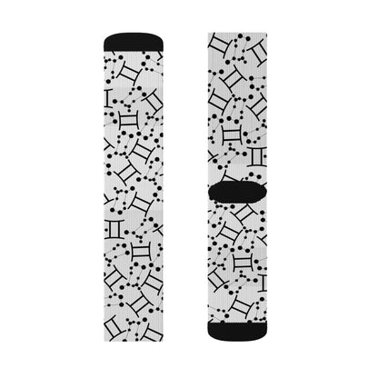 Zodiac Sublimation Socks Gemini Zodiac sign