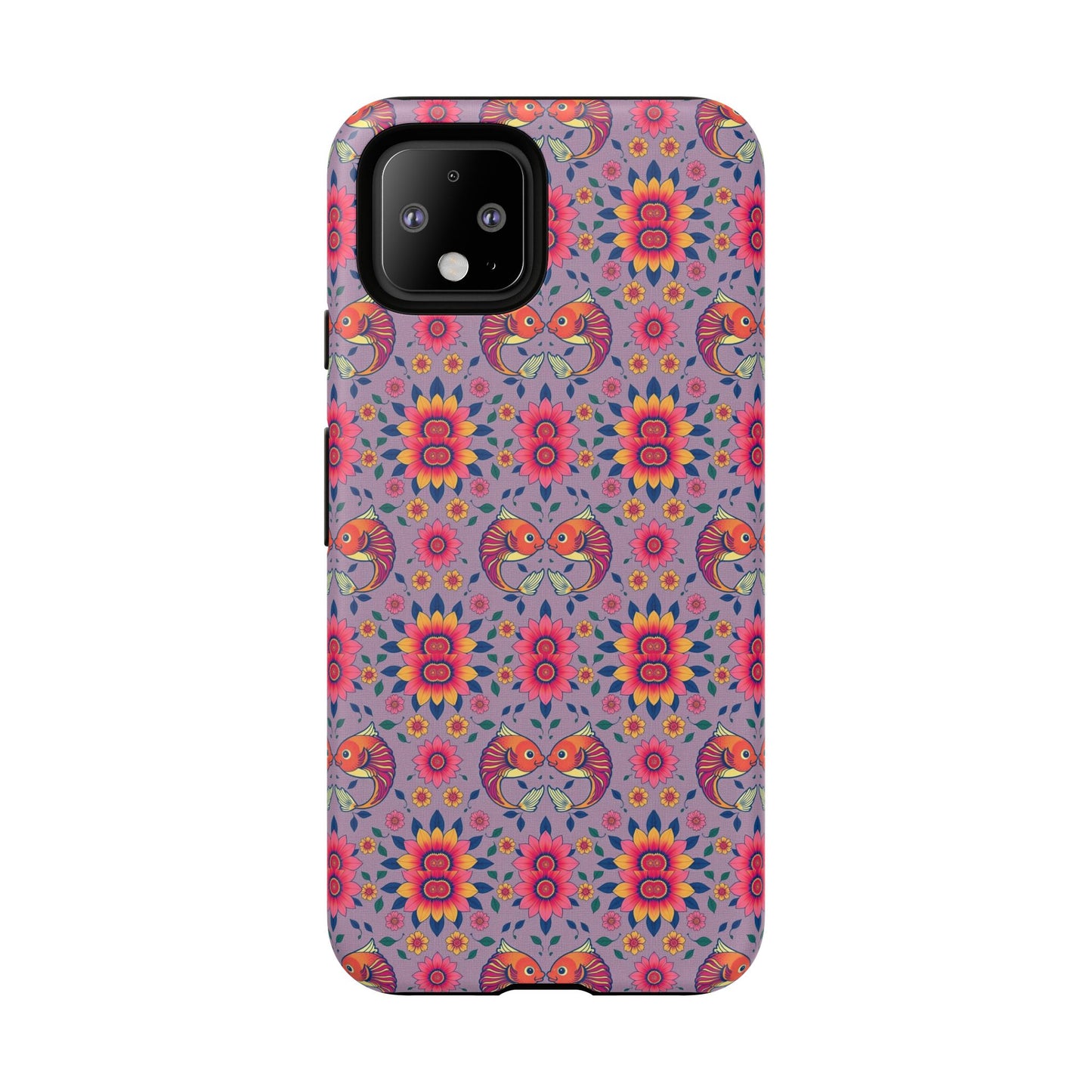 Tough Cases, Pisces, Zodiac v3, Flower Pattern