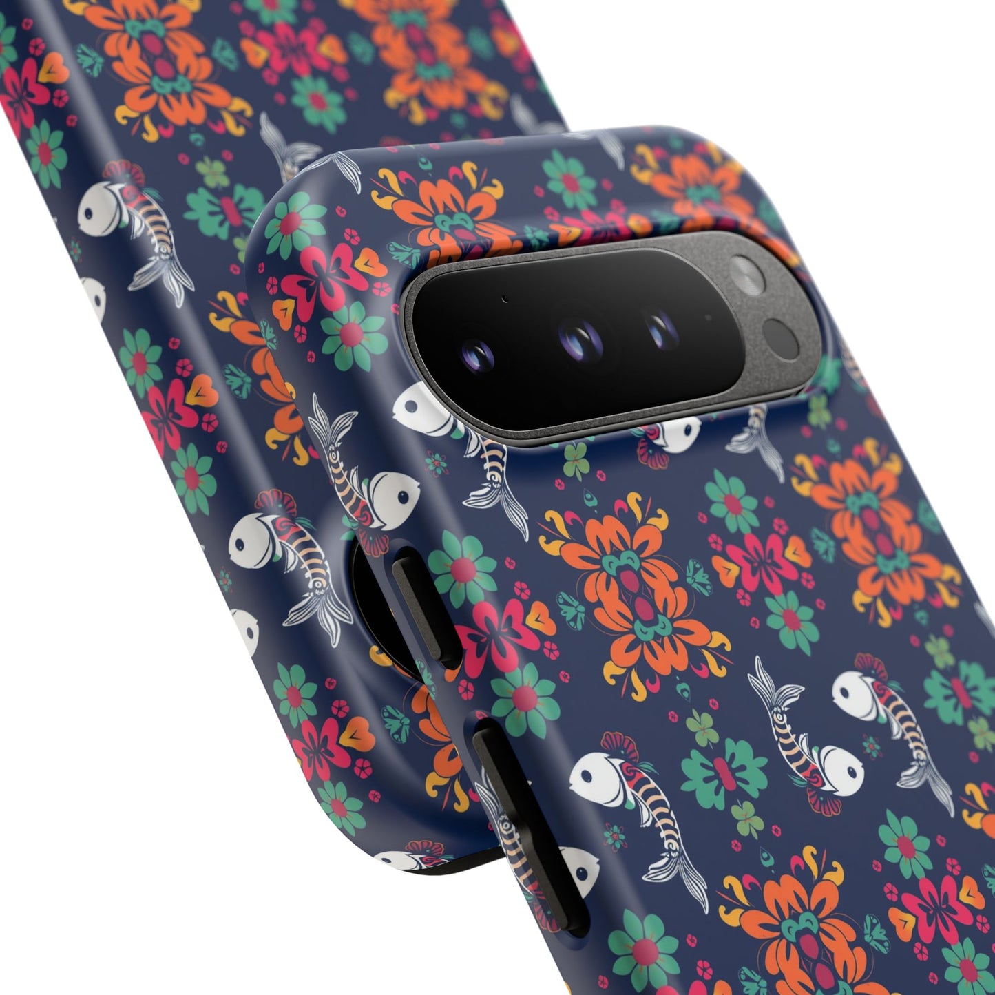 Tough Cases, Pisces, Zodiac, Flower Pattern