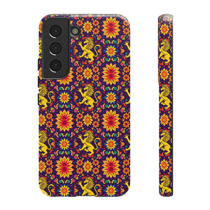 Tough Cases, Leo, Zodiac, Flower Pattern