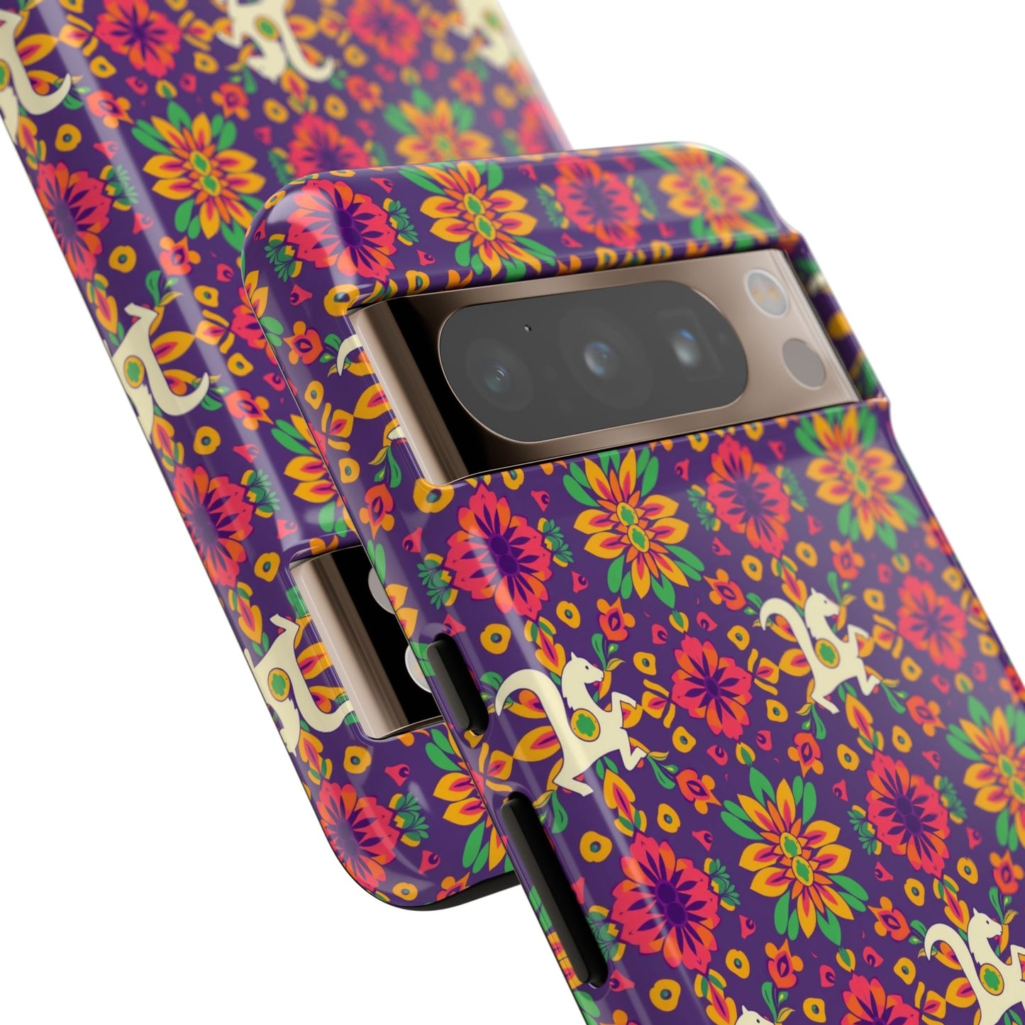 Tough Cases, Aquarius, Zodiac v1, Flower Pattern