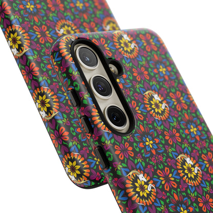 Tough Cases, Capricorn, Zodiac v2, Flower Pattern