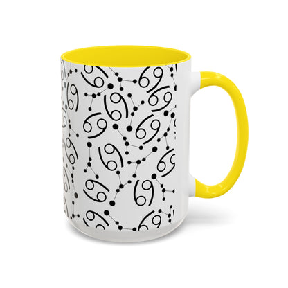 Accent Coffee Mug with the Cancer sign (11, 15oz)