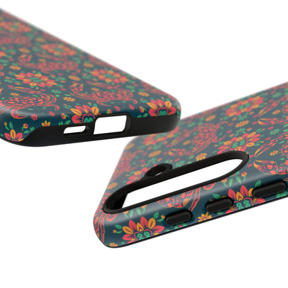 Tough Cases, Cancer, Zodiac v4, Flower Pattern