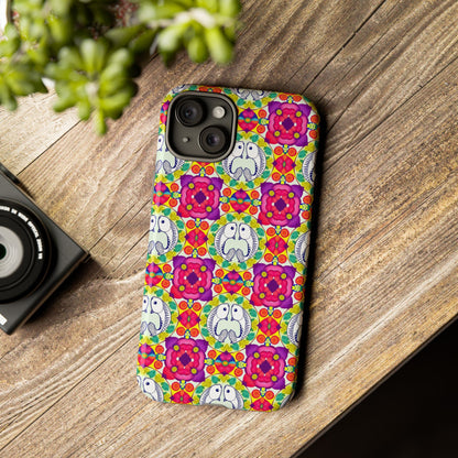 Tough Cases, Pisces, Zodiac v2, Flower Pattern