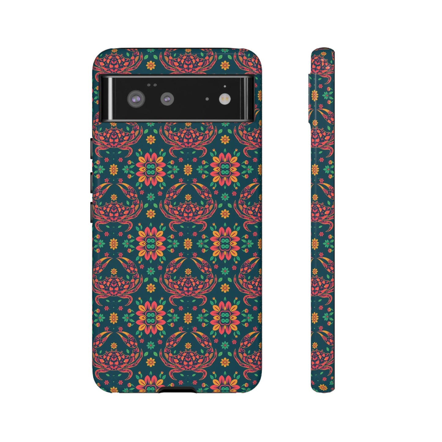 Tough Cases, Cancer, Zodiac v4, Flower Pattern