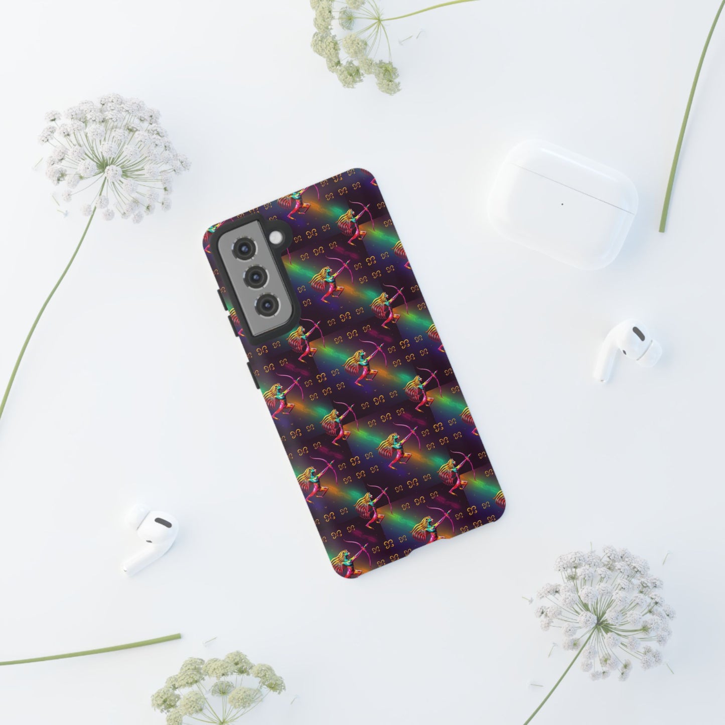 Tough Cases, Sagittarius, Zodiac v1, Metal Pattern
