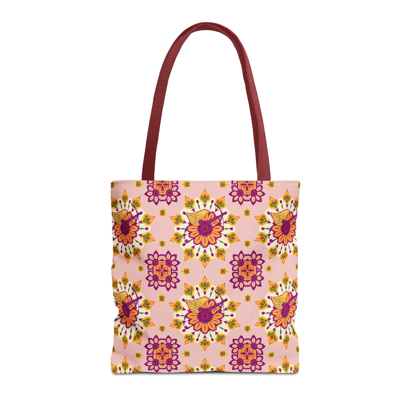 Tote Bag (AOP), Sagittarius, Zodiac, Flower Pattern