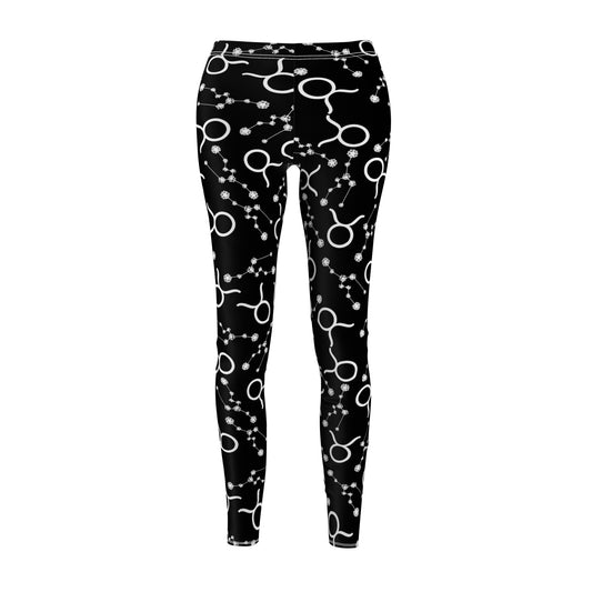 Women's Zodiac Cut & Sew Casual Leggings Taurus Zodiac sign