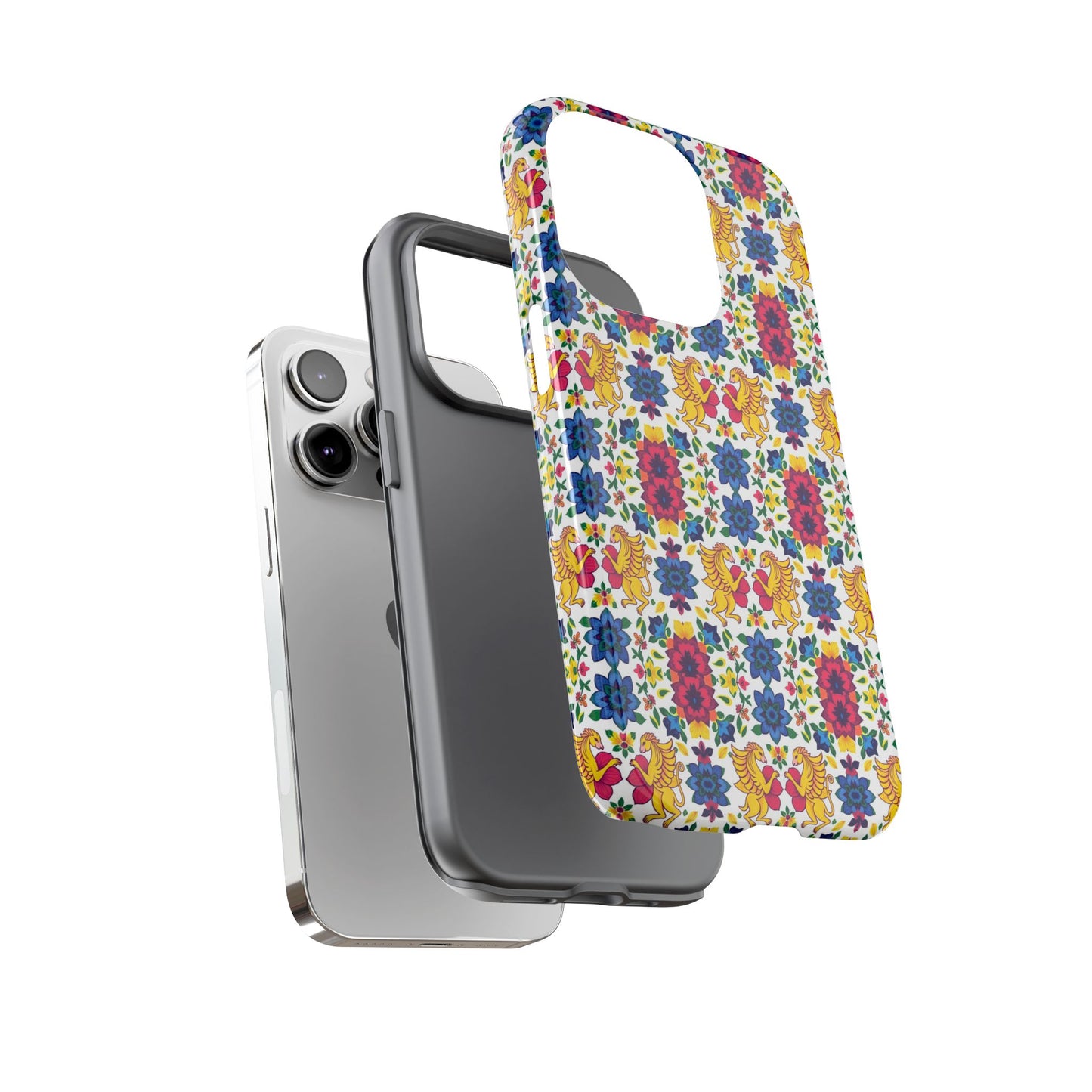 Tough Cases, Gemini, Zodiac, Flower Pattern