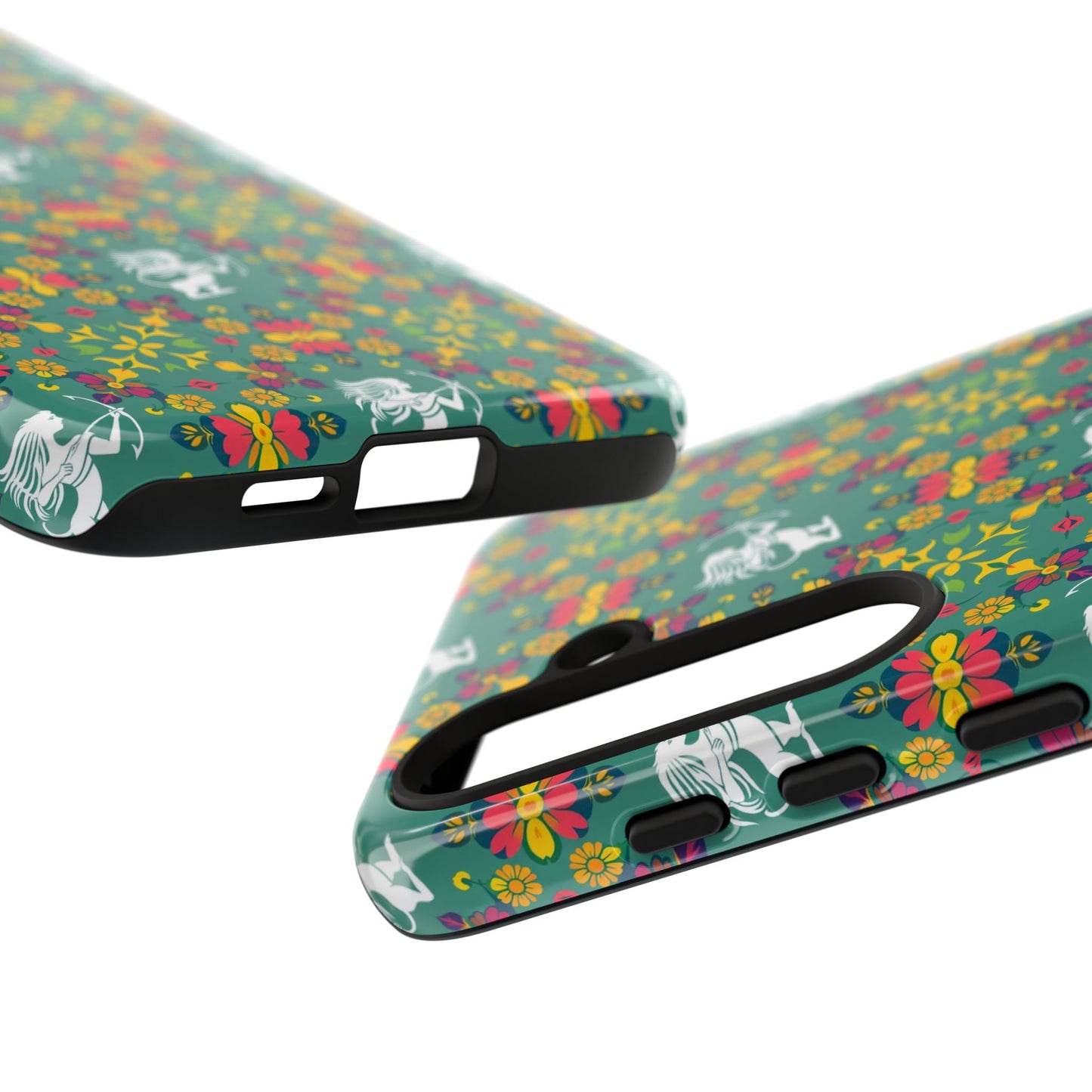 Tough Cases, Sagittarius, Zodiac, Flower Pattern
